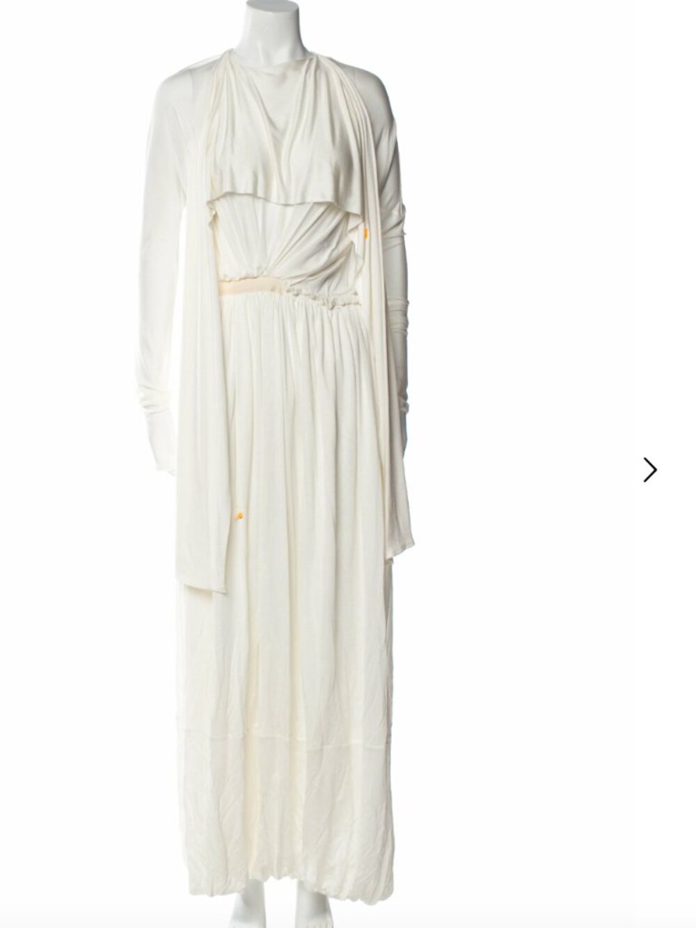 jil sander silk dress